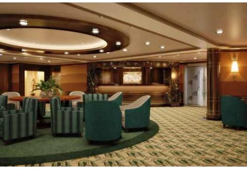 Uno de los acogedores Lounges del Silver Spirit